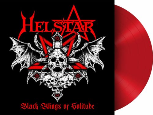 Helstar Black wings of solitude 7 inch-SINGL červená
