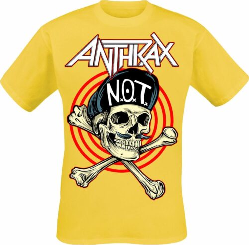 Anthrax Not Man tricko žlutá