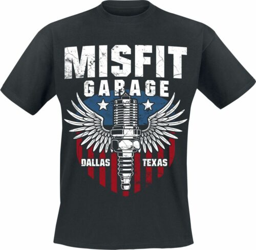 Misfits Garage American Piston tricko černá