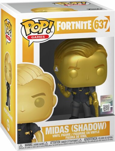 Fortnite Midas (Shadow) (Metallic) Vinyl Figur 637 Sberatelská postava standard