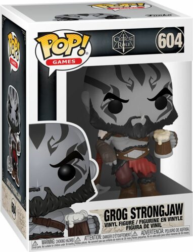 Critical Role Vinylová figurka č. 604 Vox Machina - Grog Strongjaw Sberatelská postava standard