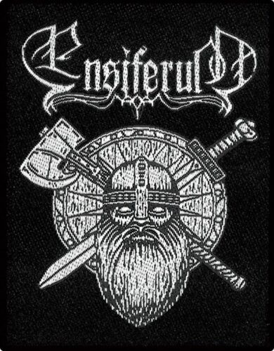 Ensiferum Sword & Axe nášivka cerná/bílá