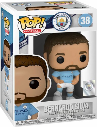 Football Vinylová figurka č. 38 Manchester City - Bernardo Silva Sberatelská postava standard