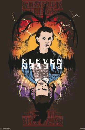 Stranger Things Eleven plakát vícebarevný