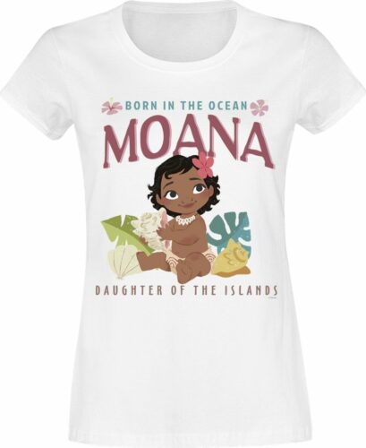 Moana Moana - Born In The Ocean dívcí tricko bílá