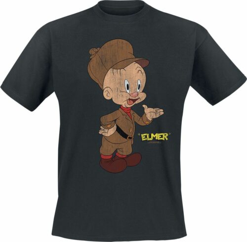 Looney Tunes Elmer Fudd tricko černá