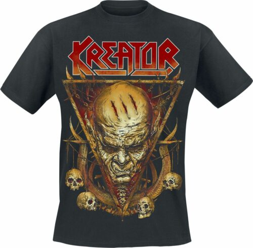 Kreator Face Horns tricko černá