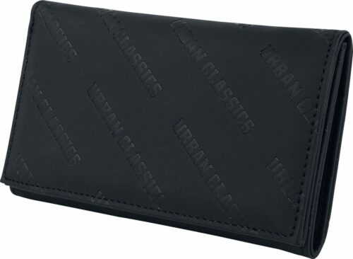 Urban Classics Imitation Leather Allover Logo Wallet Peněženka černá