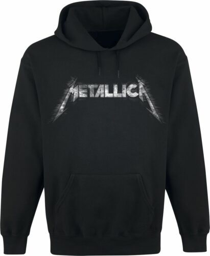 Metallica Spiked Logo mikina s kapucí černá