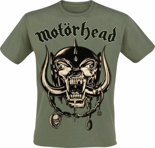 Motörhead Army Green Warpig tricko olivová