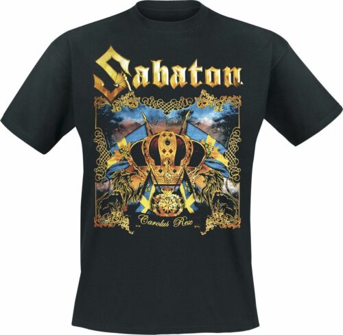 Sabaton Carolus rex tricko černá