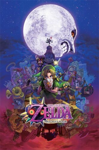 The Legend Of Zelda Majora's Mask plakát vícebarevný