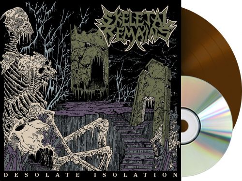Skeletal Remains Desolate isolation LP & CD hnědá