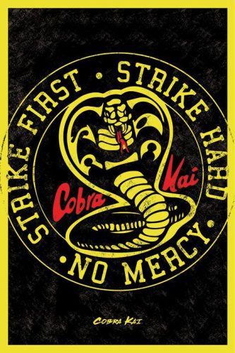 Cobra Kai Emblem plakát vícebarevný