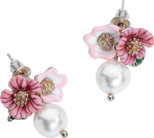 Wildkitten® Cute Flower Pearl Earstuds sada náušnic vícebarevný