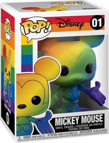 Mickey & Minnie Mouse Vinylová figurka č. 01 Pride 2020 - Mickey Mouse (Rainbow) Sberatelská postava standard