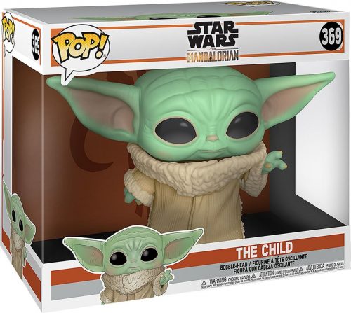 Star Wars Vinylová figurka č. 369 The Mandalorian - The Child (Baby Yoda) (Jumbo Pop!) Sberatelská postava standard