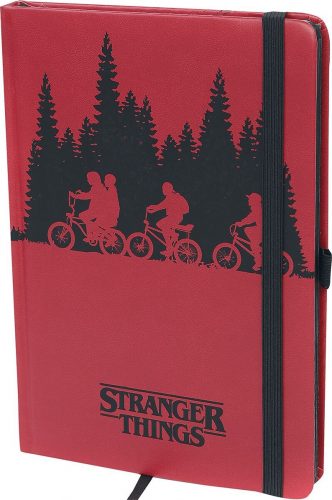 Stranger Things Upside Down Notes červená