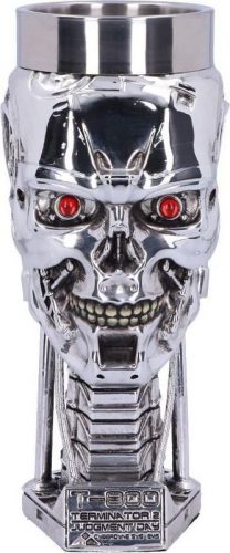 Terminator 2 - T-800 Head grál stríbrná