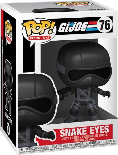 G.I. Joe Vinylová figurka č. 76 Snake Eyes Sberatelská postava standard