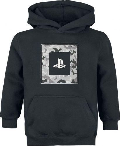 Playstation Kids - Camo Box detská mikina s kapucí černá