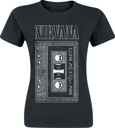 Nirvana As You Are Tape Dámské tričko černá