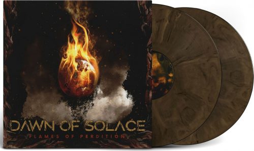 Dawn Of Solace Flames of perdition 2-LP mramorovaná