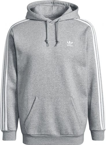 Adidas Mikina 3-Stripes Mikina s kapucí prošedivelá