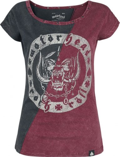 Motörhead EMP Signature Collection Dámské tričko Bordeaux-šedá