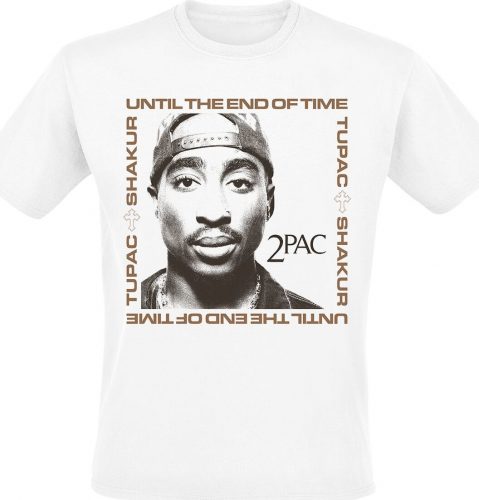 Tupac Shakur Until The End Of Time Boxed Tričko bílá