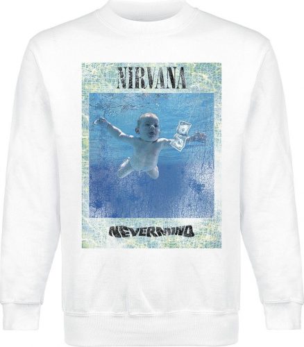 Nirvana Ripple Overlay Mikina bílá