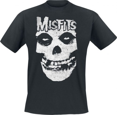 Misfits Skull Tričko černá