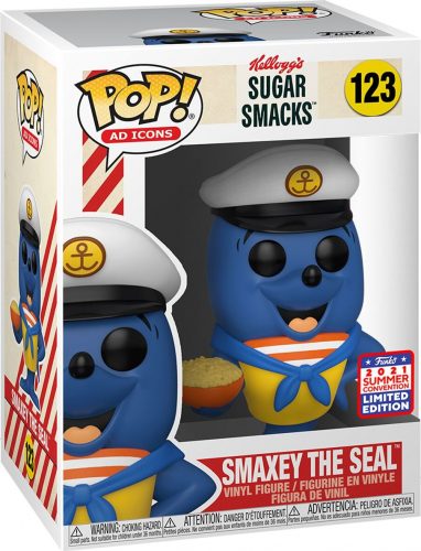 Funko Vinylová figurka č. 123 Ad Icons - SDCC 2021 - Kellogg's Sugar Smacks - Smaxey The Seal (Funko Shop Europe) Sberatelská postava standard