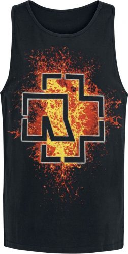 Rammstein Lava Logo Tank top černá