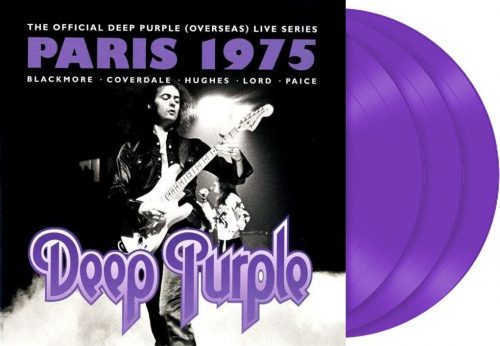 Deep Purple Paris 1975 3-LP purpurová