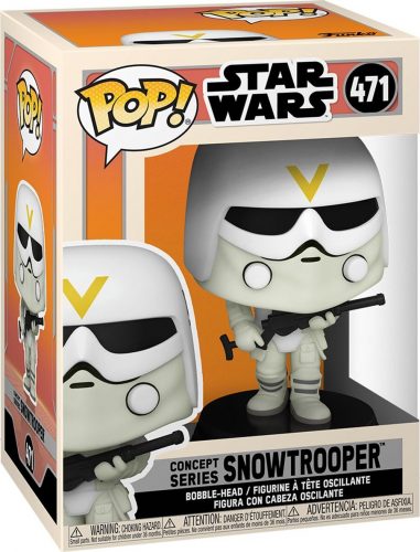 Star Wars Vinylová figurka č. 471 Concept Series - Snowtrooper Sberatelská postava standard