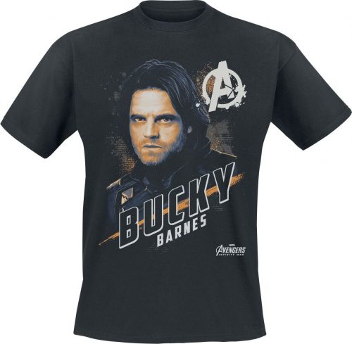 Avengers Bucky Barnes Tričko černá