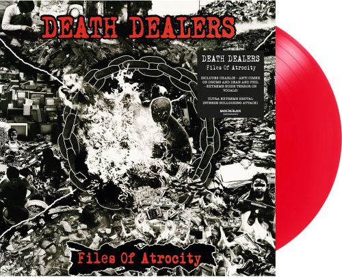 Death Dealers Files of atrocity LP červená