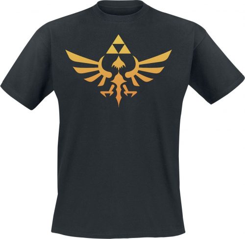 The Legend Of Zelda Hyrule Tričko černá