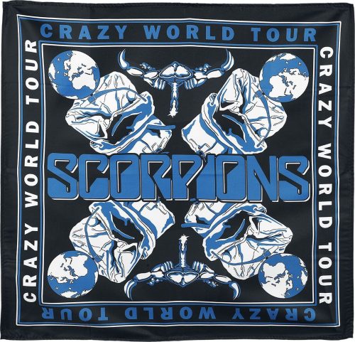 Scorpions Crazy world tour - Bandana Bandana - malý šátek vícebarevný