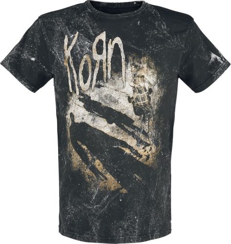 Korn Self Titled Tričko charcoal