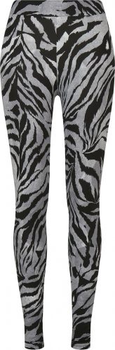 Urban Classics Ladies Soft AOP Leggings Leginy černá