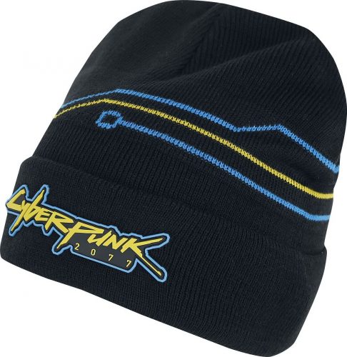 Cyberpunk 2077 Netrunner Beanie čepice černá