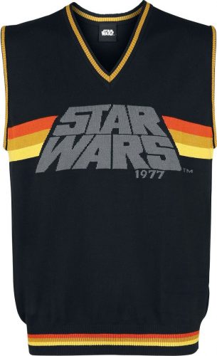 Star Wars Pulovr bez rukávů Retro Bez rukávů černá