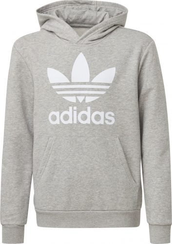 Adidas Trefoil Hoodie detská mikina s kapucí prošedivelá