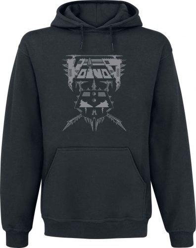 Voivod Skull Logo Mikina s kapucí černá