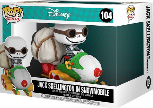 The Nightmare Before Christmas Vinylová figurka č. 104 Jack Skellington in Snowmobile (POP Rides) Sberatelská postava standard