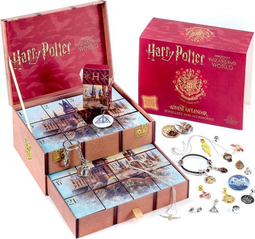 Harry Potter Adventný kalendár 2021 Jewellery Box Keepsake Adventní kalendář stríbrná