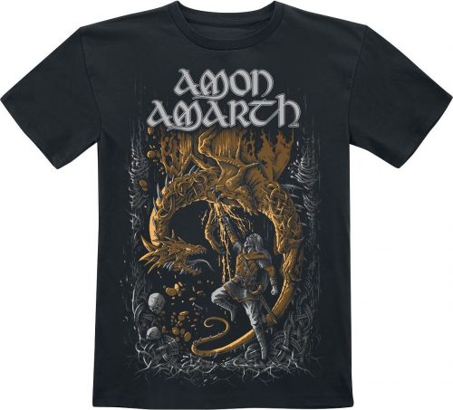 Amon Amarth Kids - Fafner's Gold detské tricko černá