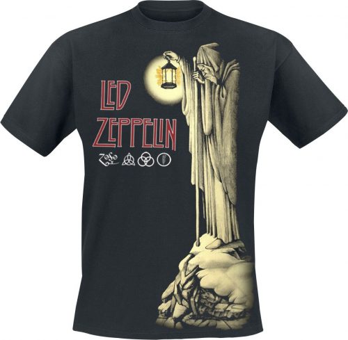 Led Zeppelin Hermit Tričko černá